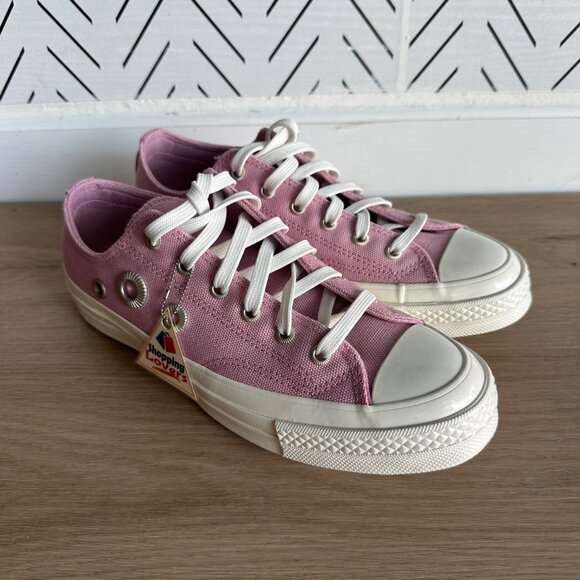 ⭐Converse Chuck 70 Metal Rings Low Sz 6 Mens Shoes Pink Gold Snekers A11177C New - Picture 2 of 10